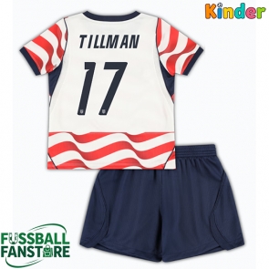 Vereinigte Staaten Malik Tillman #17 Replik Heimtrikot Kinder WM 2026 Kurzarm (+ Kurze Hosen)